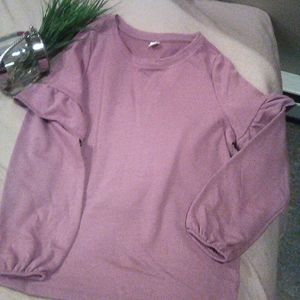 Brand New Old Navy Longsleeve ruffled sweatshirt